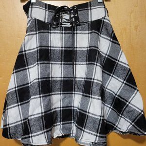 Plaid Pleated Tartan Skirt